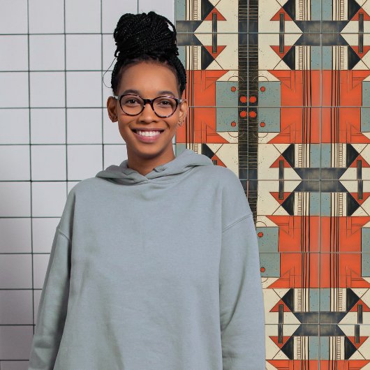 Moderne Abstracte geometrische symmetrie uit het m Tegeltje