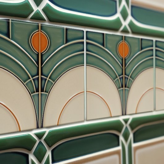 Moderne Abstracte geometrische symmetrie uit het m Tegeltje