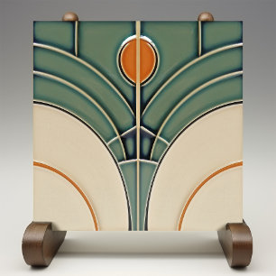 Moderne Abstracte geometrische symmetrie uit het m Tegeltje