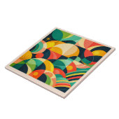 Moderne Abstracte Geometrische Tegeltje (Zijkant)
