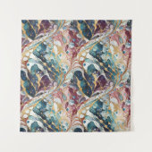 Moderne abstracte geometrische vorm 51 wandkleed (Voorkant)