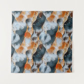 Moderne abstracte geometrische vorm 52 wandkleed (Voorkant)