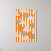 Moderne abstracte geometrische vormen en strepen,  canvas afdruk (Voorkant)