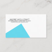 Moderne Abstracte geometrische vormen Professional Visitekaartje (Achterkant)