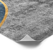 Moderne Abstracte geometrische vormen Wall Art Pos Poster (Hoek)