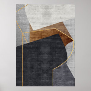 Moderne Abstracte geometrische vormen Wall Art Pos Poster