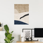 Moderne Abstracte geometrische vormen Wall Art Pos Poster (Thuiskantoor)