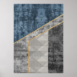 Moderne Abstracte geometrische vormen Wall Art Pos Poster