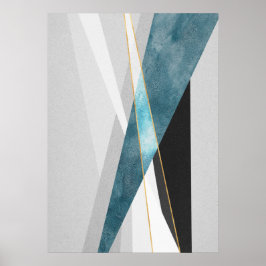 Moderne Abstracte geometrische vormen Wall Art Pos Poster