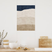 Moderne Abstracte geometrische vormen Wall Art Pos Poster (Keuken)