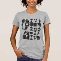 Moderne Abstracte geometrische vormen | Zwart-wit