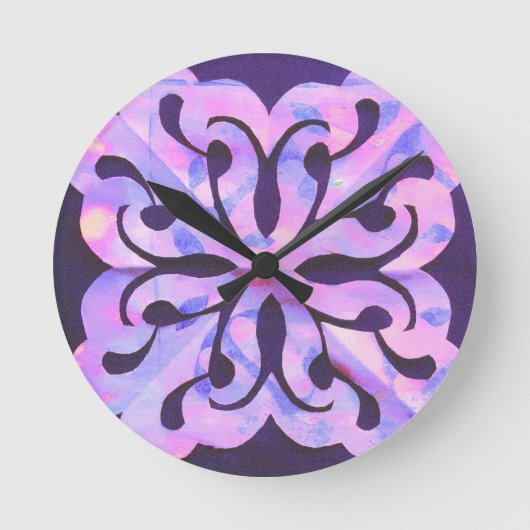 Moderne Abstracte Geometrische Wandklok (Voorkant)