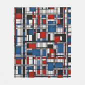 Moderne Abstracte geometrische wandkunst Fleece Deken (Voorkant)