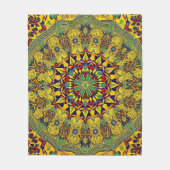 Moderne Abstracte geometrische wandkunst Fleece Deken (Voorkant)