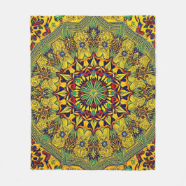 Moderne Abstracte geometrische wandkunst Fleece Deken