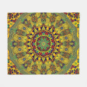 Moderne Abstracte geometrische wandkunst Fleece Deken (Voorkant (Horizontaal))