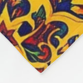 Moderne Abstracte geometrische wandkunst Fleece Deken (Hoek)