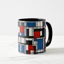Moderne Abstracte geometrische wandkunst Mok