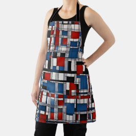 Moderne Abstracte geometrische wandkunst Schort