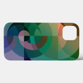 Moderne Abstracte geometrische Zee zonsondergang G Case-Mate iPhone Case (Achterkant (horizontaal))