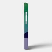 Moderne Abstracte geometrische Zee zonsondergang G Case-Mate iPhone Case (Achterkant / Links)