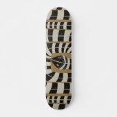 Moderne Abstracte gestreepte gebandeerde slang Persoonlijk Skateboard (Voorkant)