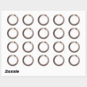 Moderne Abstracte Glam Roze Gouden Make-up Labels (Vel)