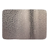 Moderne Abstracte Glam Silver Pink Blush Roos Gold Badmat (Voorkant)