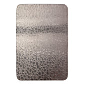 Moderne Abstracte Glam Silver Pink Blush Roos Gold Badmat (Voorkant Verticaal)