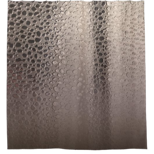 Moderne Abstracte Glam Silver Pink Blush Roos Gold Douchegordijn (Voorkant)