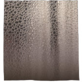 Moderne Abstracte Glam Zilver Roze Blush Rose Goud Douchegordijn (Voorkant)