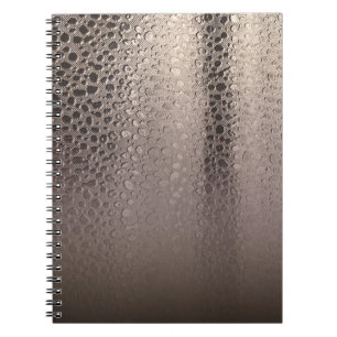 Moderne Abstracte Glam Zilveren Roze Blush Roze Go Notitieboek