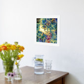 Moderne Abstracte Gold Foil kunst Folie Afdrukken (Laag (Keuken))