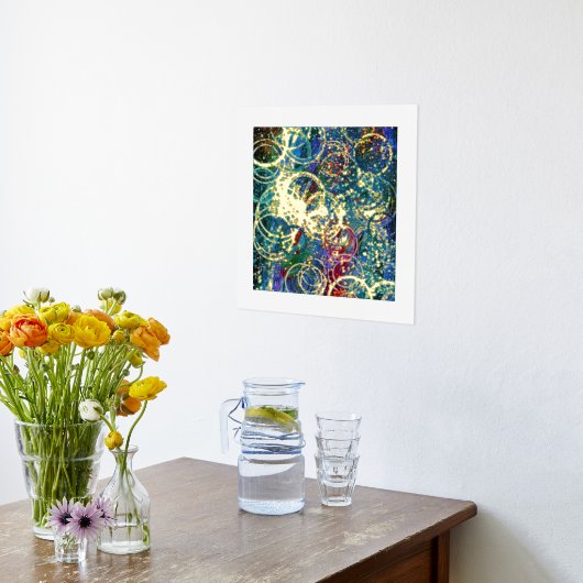 Moderne Abstracte Gold Foil kunst Folie Afdrukken (Laag (Keuken))