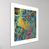 Moderne Abstracte Gold Foil kunst Folie Afdrukken (Laagn)