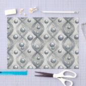 Moderne Abstracte Golfbollen Futuristisch Patroon Tissuepapier (Craft)