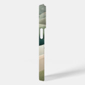 Moderne Abstracte Golfpatroon Persoonlijke Naam Case-Mate iPhone Case (Achterkant / Rechts)