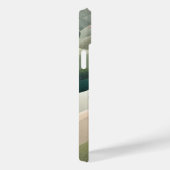 Moderne Abstracte Golfpatroon Persoonlijke Naam Case-Mate iPhone Case (Achterkant / Rechts)
