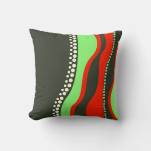 Moderne Abstracte Golven Kussen / Pillow