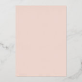 Moderne Abstracte gouden en Paarse Afstuderen foto Folie Uitnodiging (Achterkant)