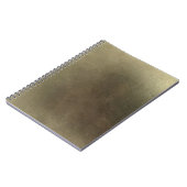 Moderne Abstracte gouden textiel Notitieboek (Linkerzijde)