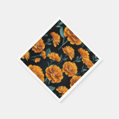 Moderne Abstracte goudsbloem Servet (Hoek)