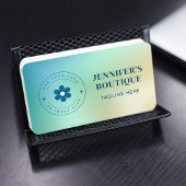 Moderne Abstracte Gradient Trendy Logo QR Code Visitekaartje