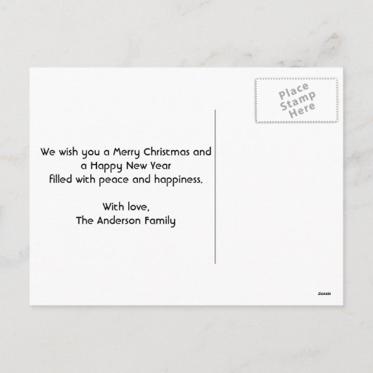 Moderne, abstracte, grappige kerstrendierbubels feestdagenkaart (Achterkant)