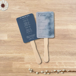 Moderne Abstracte grijze Waterverf Pr Handwaaier