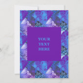 Moderne Abstracte Gritty Grunge Kaart (Voorkant)