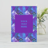 Moderne Abstracte Gritty Grunge Kaart (Staand voorkant)