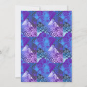 Moderne Abstracte Gritty Grunge Kaart (Achterkant)
