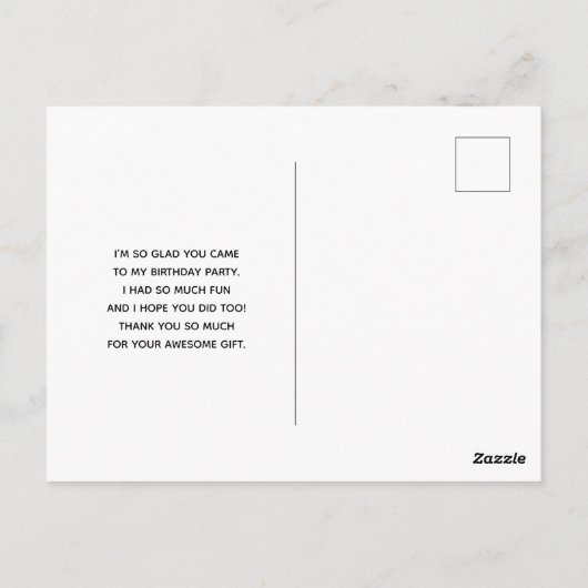 Moderne Abstracte groene en blauwe Waterverf zwemm Briefkaart (Achterkant)