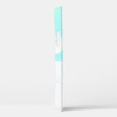 Moderne Abstracte groene en blauwe Waterverf zwemm Case-Mate iPhone Case (Achterkant / Rechts)